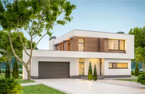 KUZI Villa Customized Garage Door – The Perfect Combination of Safety and Fashion